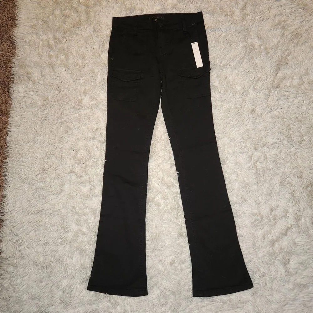 Sanctuary Black Cargo Bootcut Jeans - Picture 1 of 8